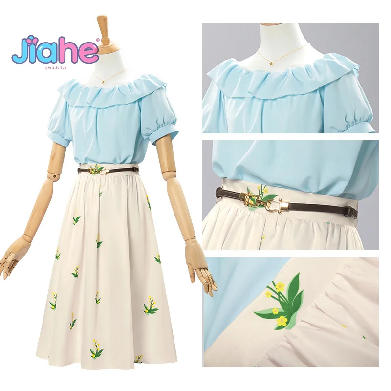 БанГ-мечта! Это МиГО!!!! !Soyo Nagasaki Косплей Соyorin Костюм Хэллоуин Минималистский колледж Платье Пояс Рубашка Ожерелье Униформа