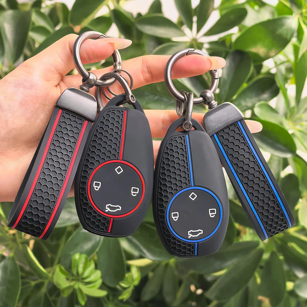 Keyless Remote Protection For Leapmotor T03 S01 C11 C01 Silicoen Soft Car Key Case Fob Holder Cover Car Accessories
