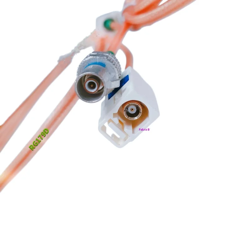 

Коаксиальный кабель FAKRA-B RF для автомобильной антенны, кабель для подключения GPS-навигационной камеры, RG179D, 500 мм, 1 шт./лот