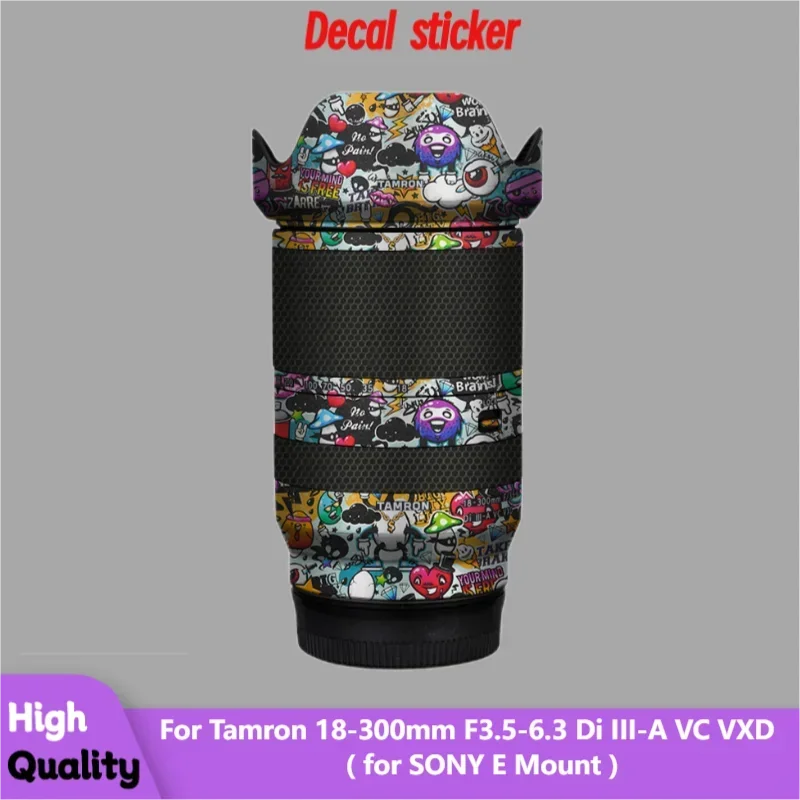 

For Tamron 18-300mm F3.5-6.3 Di III-A VC VXD for SONY E Mount Lens Sticker Protective Skin Decal Film Protector Coat 18-300 B061