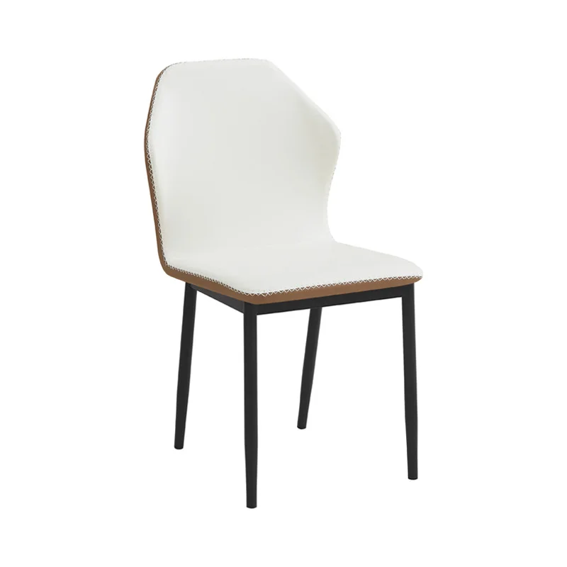 &Modern Minimalist Waterproof PU Leather Dining Chairs for Home Restaurant & Hotel Use Butterfly Design