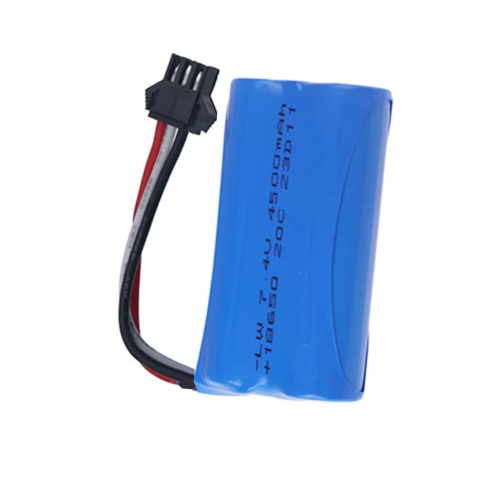 SM-3P spina 7.4v 4500mAh batteria agli ioni di litio per orologio rilevamento dei gesti Twisted RC stunt car 18650 7.4v batteria per auto RC