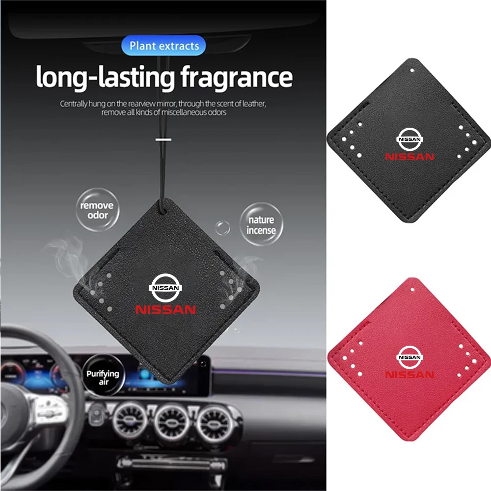 Car Interior Pendant Air Freshener Aromatherapy Essential Oil Hanging Decoration For Nissan X-trail Qashqai Juke Sentra Patrol