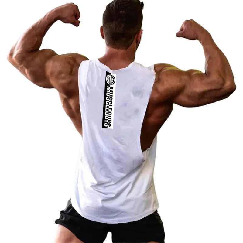 Muscleguys Gym Tanktops Trends Herrenbekleidung Fitnessweste Lässige, lockere und bequeme Sport-T-Shirts ohne Ärmel