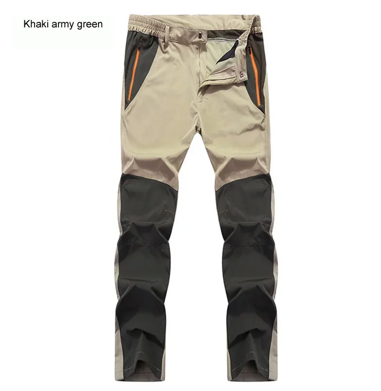 Summer Men Pants Hiking Camping Climbing Fishing Outdoor Trekking Tech Quick Dry Waterproof Trousers Mountain Travel