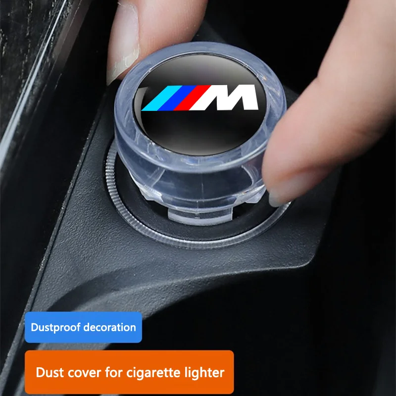 Car Cigarette Lighter Dust Proof Protect Cover Lighter Button For BMW M3 M4 M5 G42 G30 G20 E39 E36 E87 E53 F44 F07 F34 G15 G16