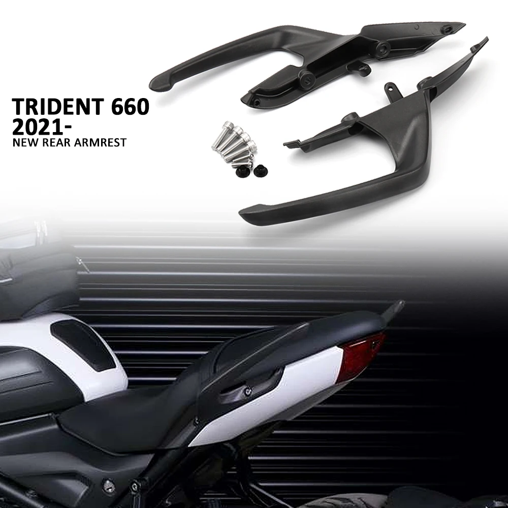 

New 2021-2023 For Trident660 TRIDENT660 Trident TRIDENT 660 Rear Handrail Passenger Handgrips Hand Grip Grab Bar Handle Armrest