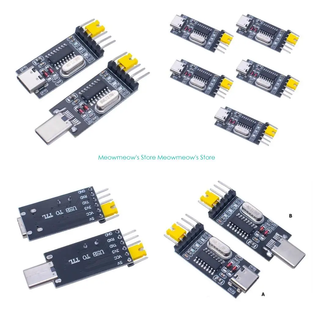

W91A 5pcs Type C Port к серийному порту USB USB в модуль отладки последовательного порта