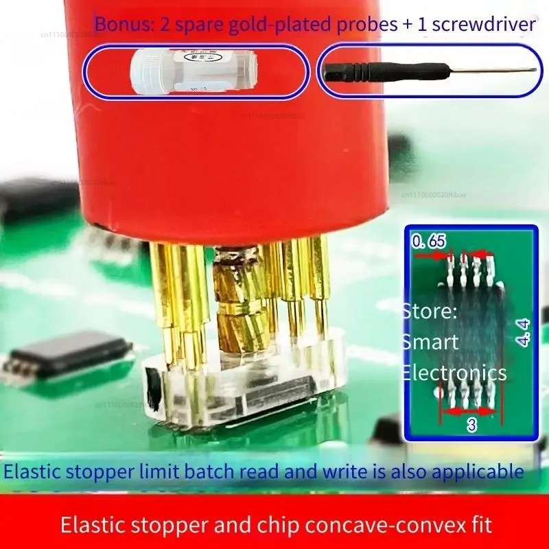 For TSSOP8 Programming, Reading Writing Test Probe Download Cable