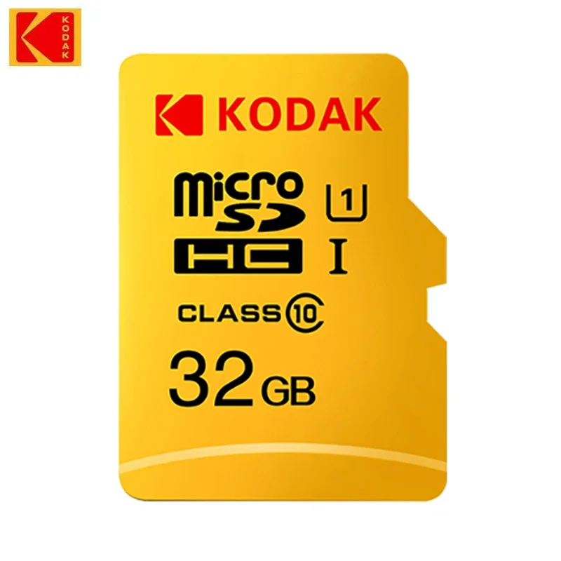 Оригинальная карта памяти KODAK Micro SD 32 ГБ 80 МБ/S HD C10 U1 TF MicroSD карты памяти для ноутбука Desttop Телефон Дрон Камера ПК