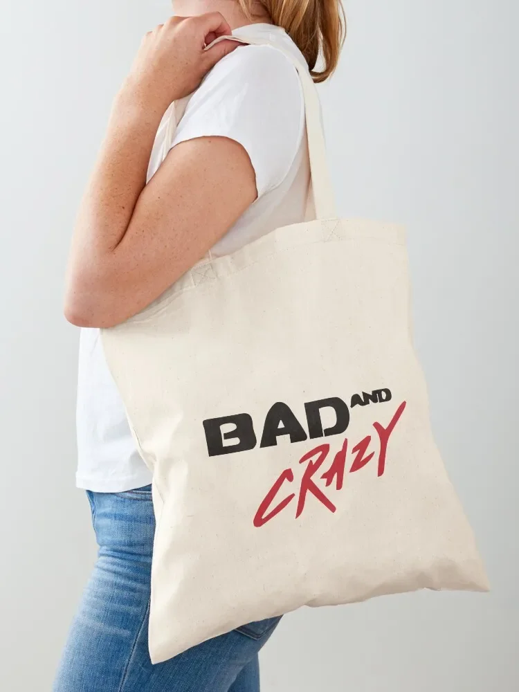 

bad and crazy Tote Bag Big bag tote bags men cloth bag woman Portable shopping