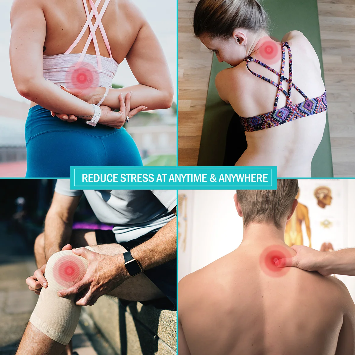 

Manual Trigger Point Massage Tool Compact Neck and Shoulder Massager Handheld Back Hammer