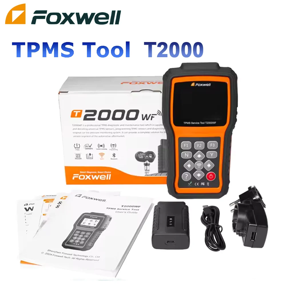 

FOXWELL T2000 WF TPMS диагностический инструмент для автомобильной системы контроля давления в шинах программирование диагностические датчики программа 100% оригинал