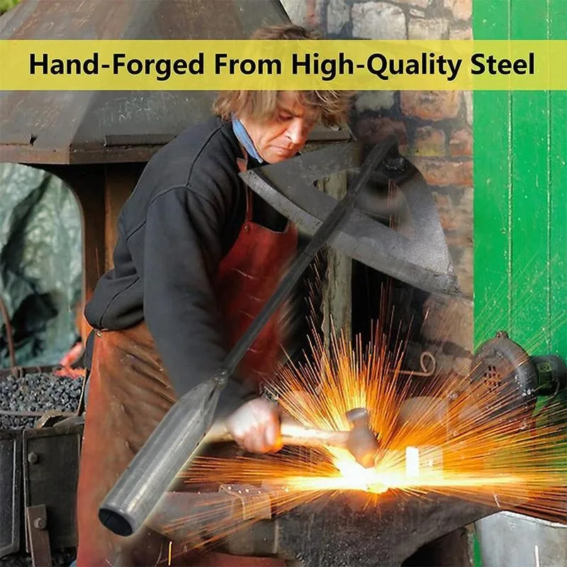 Steel Hardened Hollow Hoe Handheld Weeding Rake Planting Vegetables Farm Garden Agriculture Weeding Tool Dropshipping