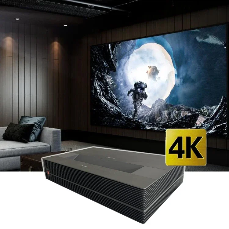 3500 ansi lumens ultra short throw UHD ultra hd movie 4k cinema projector smart 4k TV