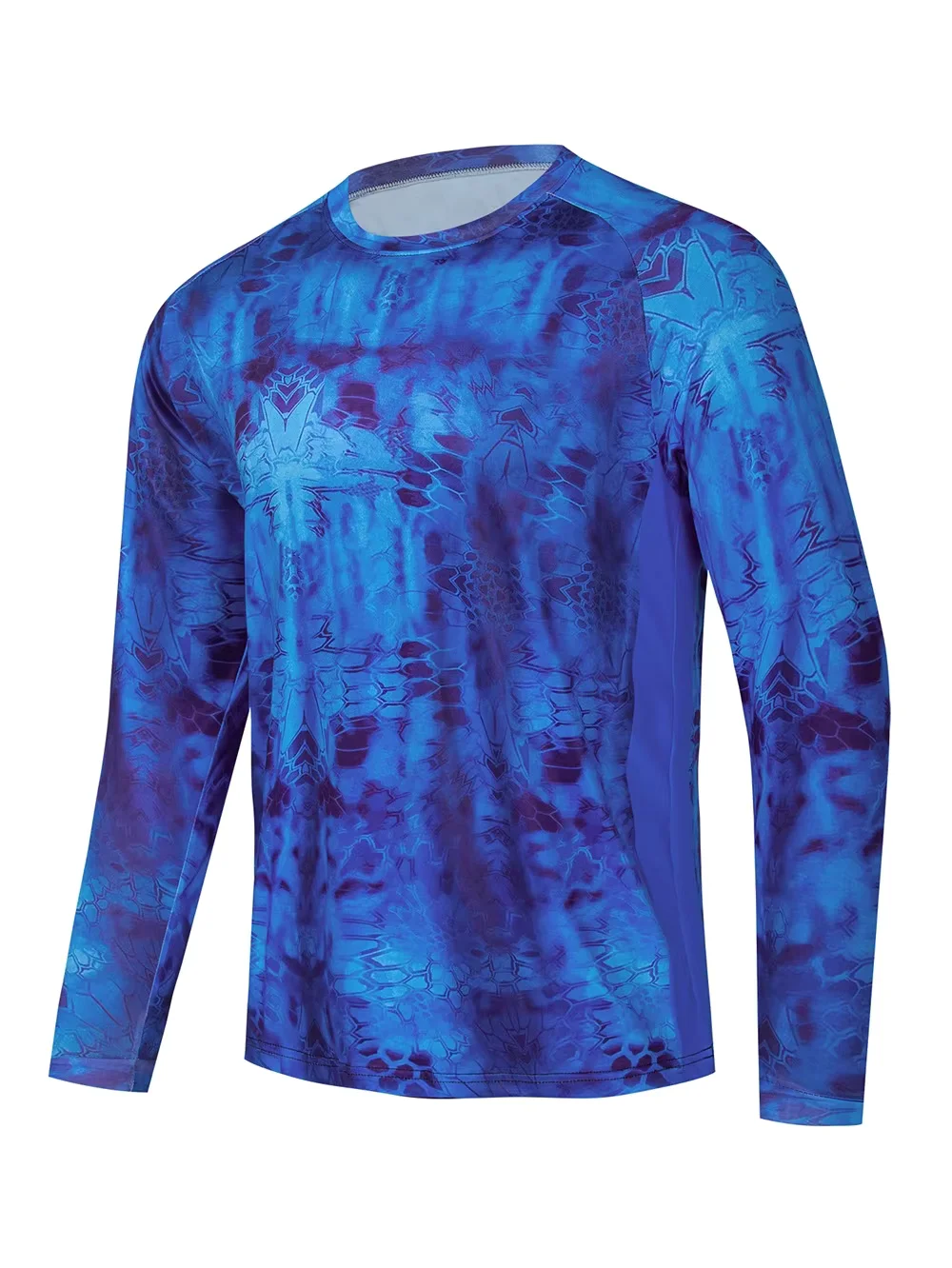 

Мужские быстросохнущие футболки с длинным рукавом, защита от солнца SPF, спортивные топы для тренировок и рыбалки