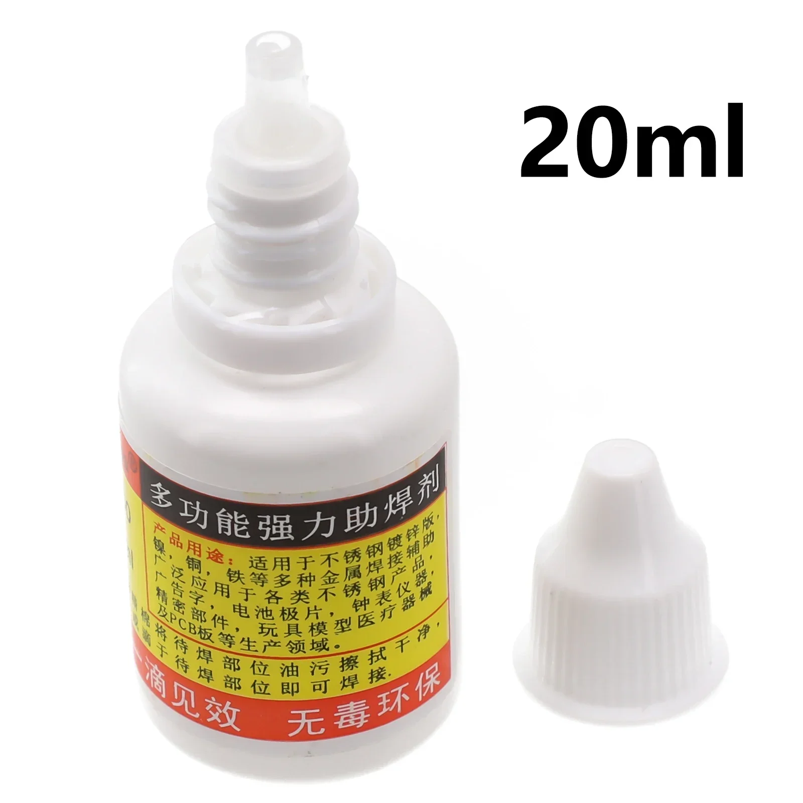 20 ml Paslanmaz Çelik Akı Kaynak Lehim Aracı HWY-800 Paslanmaz Çelik Galvanizli Sac Nikel Bakır Için Güçlü Kaynak Akıları