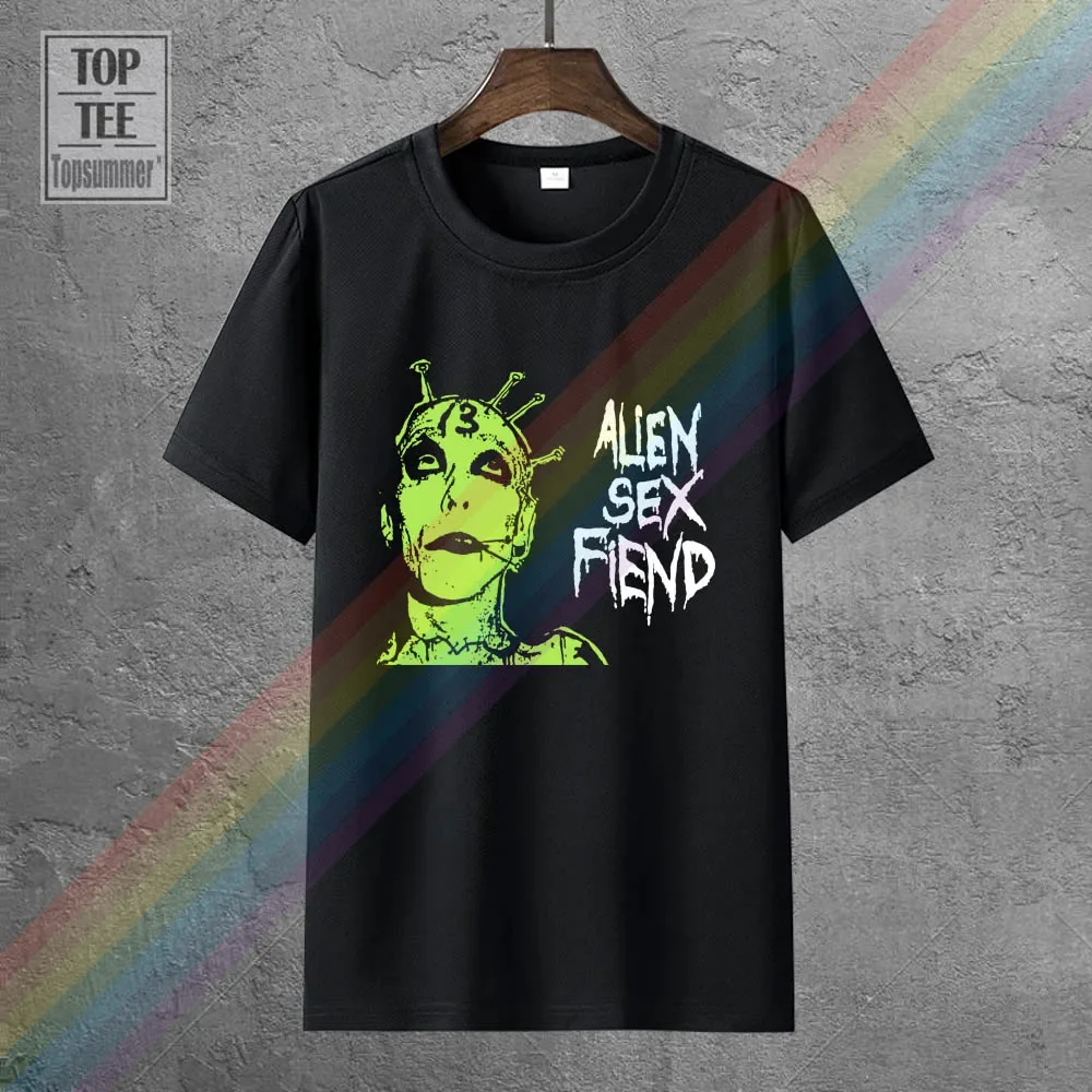 Alien Sex Fiend Tees Gothic Rock Nik Fiend , Mrs Fiend S M L Xl 2Xl 3Xl T Shirt