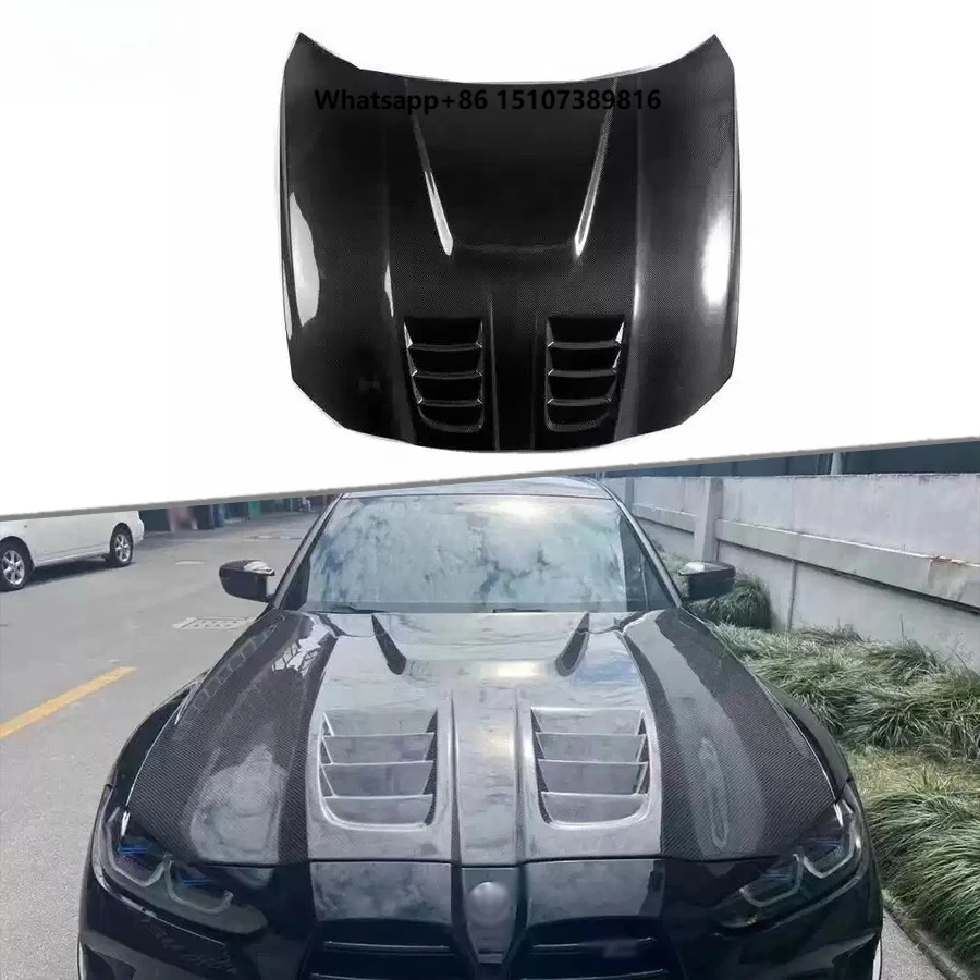 

Dry Carbon Fiber G-power Style Front Hood for M3 G80 G81 M4 G82 G83 G8X Front Engine Bonnet Body Kit Car Styling