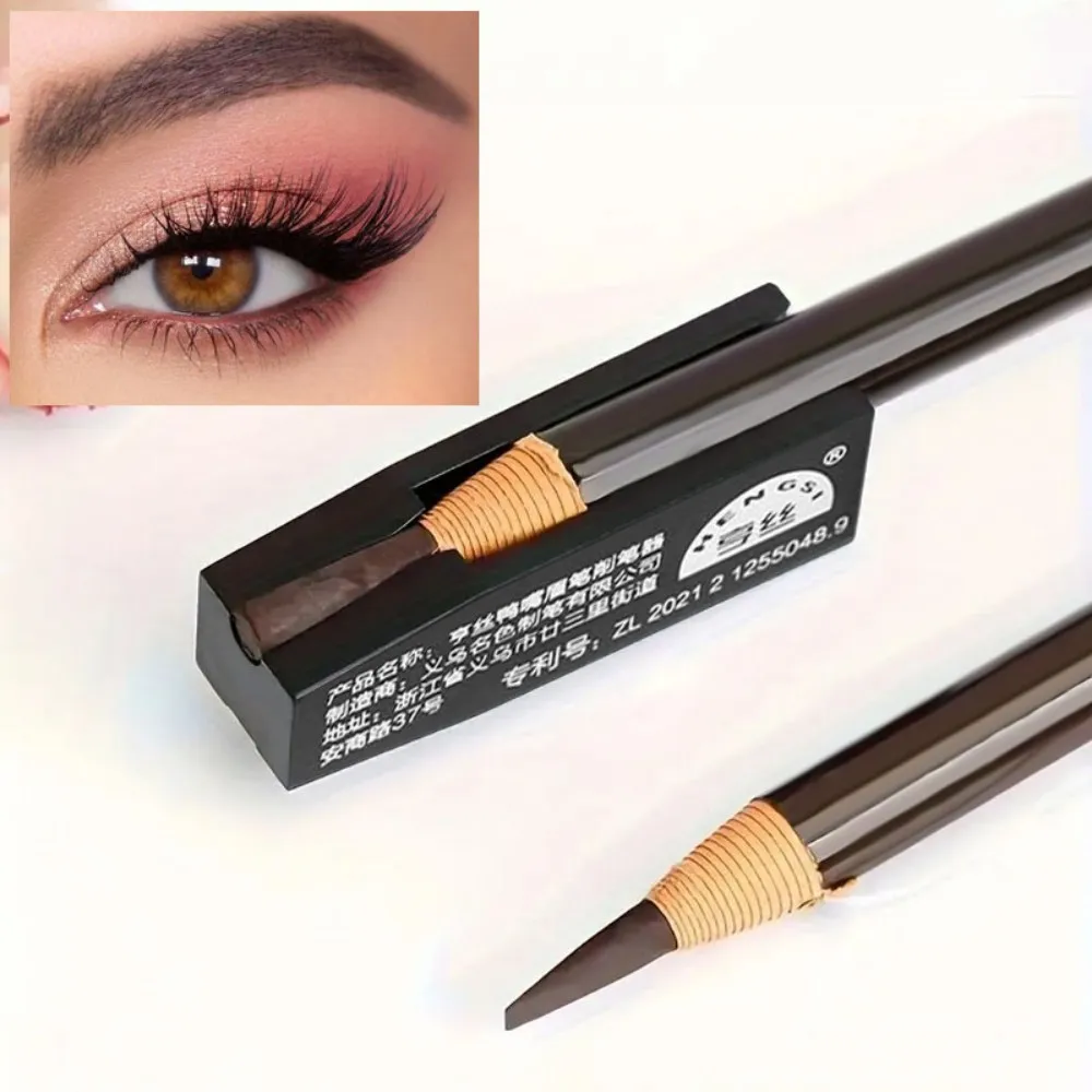 المهنية مايكرو قلم الحواجب المشكل قلم الحواجب مبراة تأثير طويل الأمد منقار على شكل أداة النحت قلم الحواجب #1