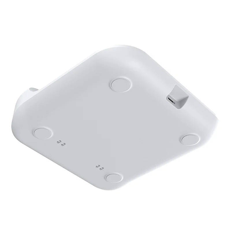 A47Z Wireless Charger Clock Wireless Charger With Digital Display For Mobile Phone WHITE