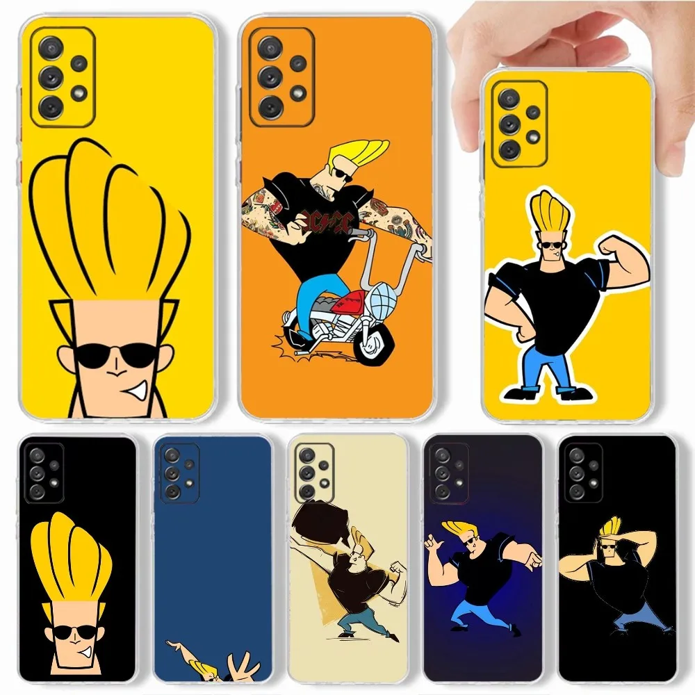 Anime Johnny Bravo  Phone Case For Samsung,Galaxy,S20,S21,S22,S23,Fe,Lite,Plus,Ultra Note Shell