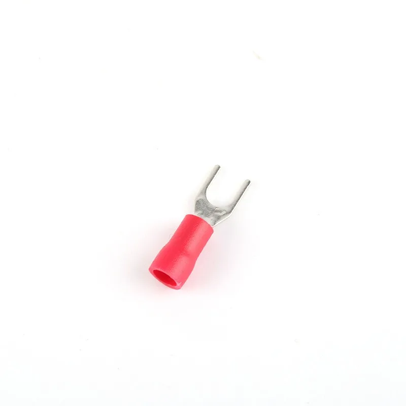 For SV TU-JTK Type Fork Type Pre-insulated Terminal UT Type Terminal Wire Nose SV1.25-4S Cold Pressure Terminal