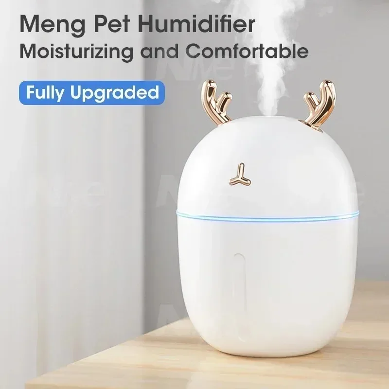 Portable Mini USB Car Humidifier Cute Pet Design Mute Aromatherapy Oil Diffuser Air Purifier for Home Office Desktop