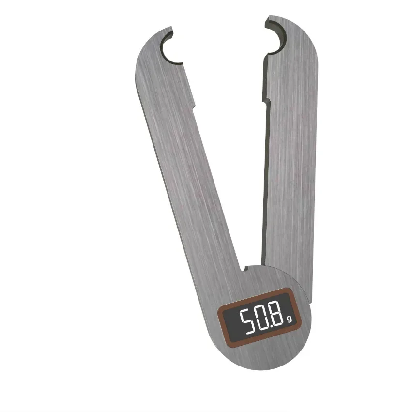 Składana waga kuchenna ze stali nierdzewnej 5kg/1g prosta waga elektroniczna do ważenia żywności nowa domowa waga do pieczenia materiał leczniczy