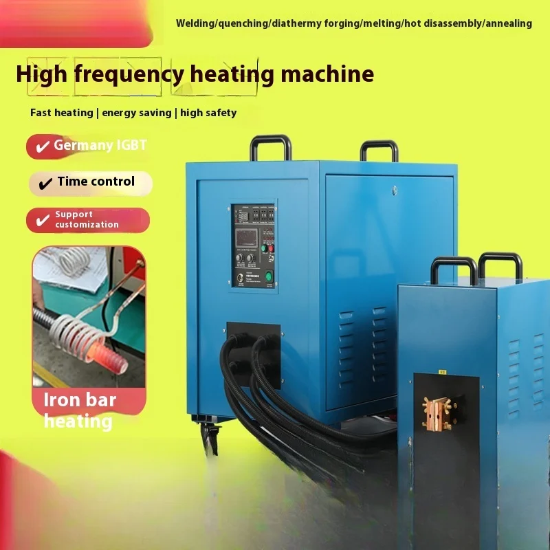 Mesin Las Tabung Tembaga Frekuensi Tinggi, Peralatan Pemanas Induksi Frekuensi Tinggi, Honghu 15Kw Kecil
