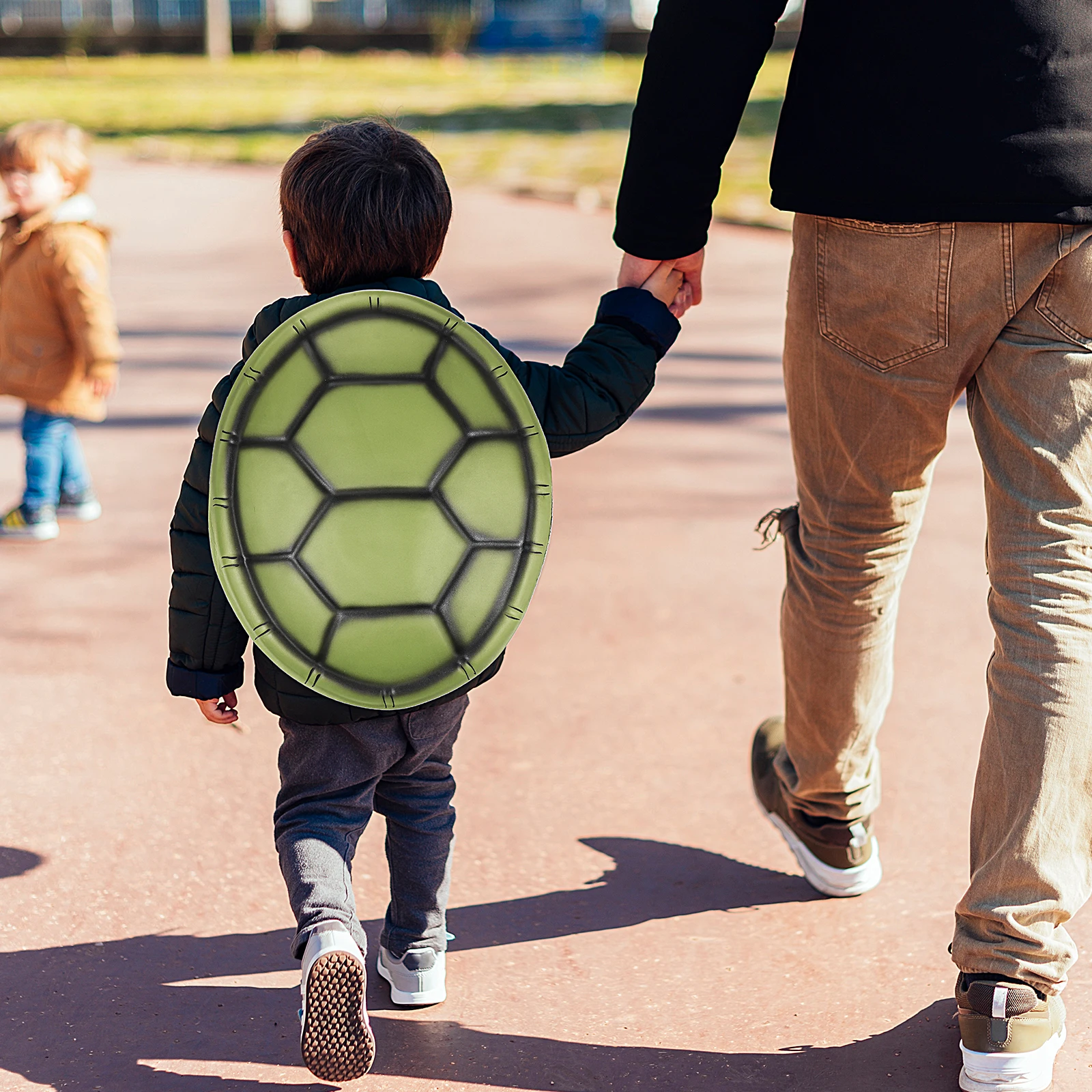 5 pçs concha de tartaruga para crianças halloween cosplay trajes adereços mochila eva casca de tartaruga foto adereços crianças decoração de festa de halloween
