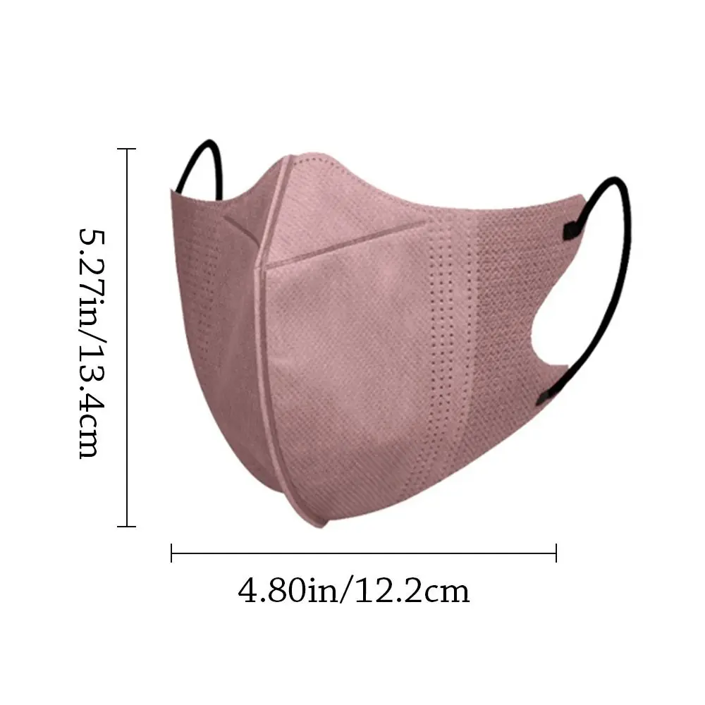 10Pcs Fashion Nonwovens Fish Mask Breathable Anti-UV Riding Face Mask Anti-sun Mask Unisex