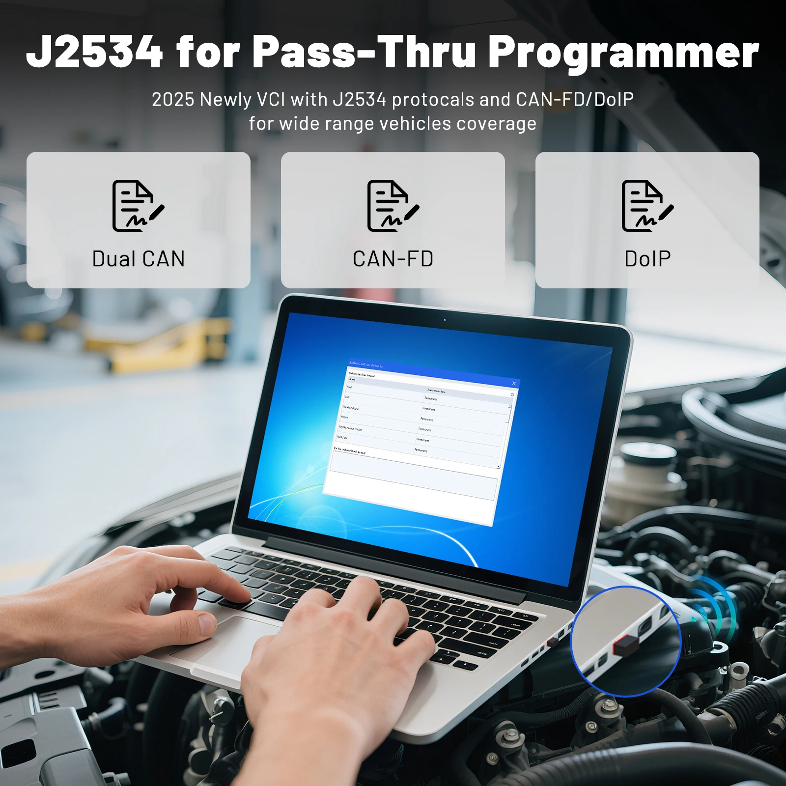 XTOOL XTS500 J2534 ECU Programming Tool Car Diagnostic Tool Fits