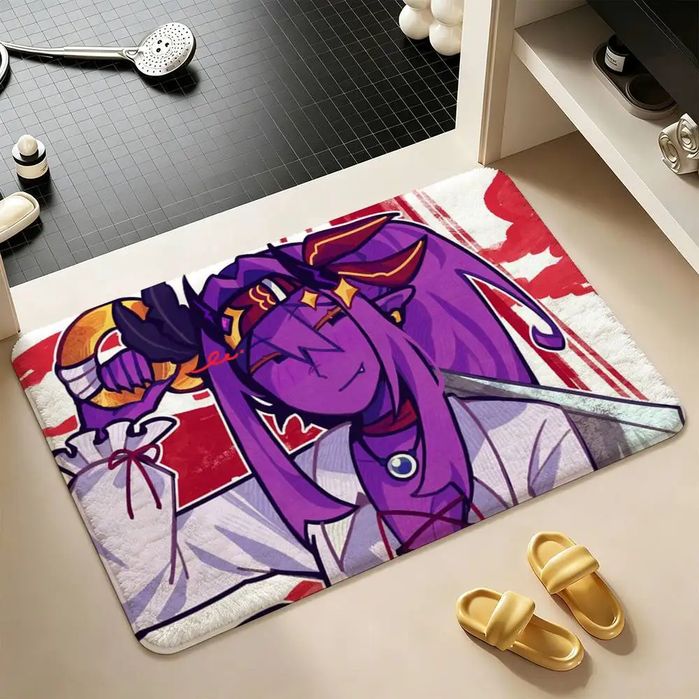 game Egg Tax Duo Wemmbu Eggchan  Shower Room Absorbent Small Floor Mat Soft Comfortable Decorative Foot Mat