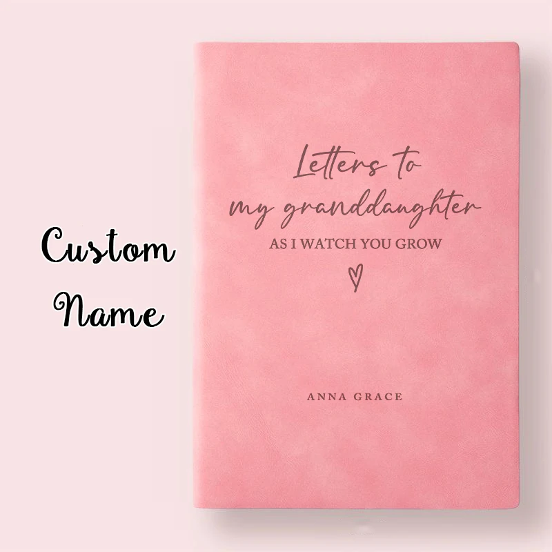 

Letters To My Granddaughter Notebook Dear Granddaughter Journal Personalized Name Custom Gift From Grandma Keepsake Logo Name