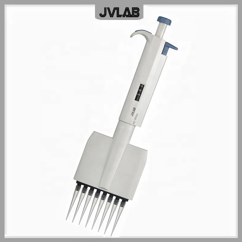 Mehr kanal pipette Acht kanal mechanisch einstellbare Volumen pipette-Toppette Zwölf kanal pipetten pipette 0.5 ~ 300ul oem