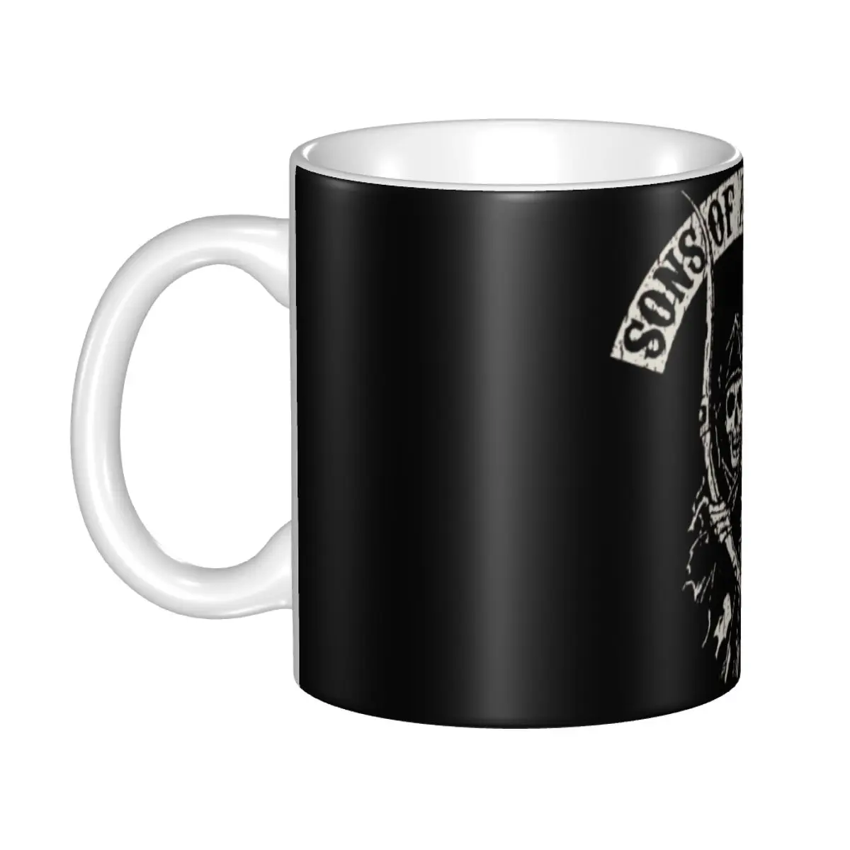 تخصيص أبناء الفوضى الجمجمة الرعب فيلم التلفزيون أكواب القهوة DIY أكواب حليب الشاي السيراميك #2