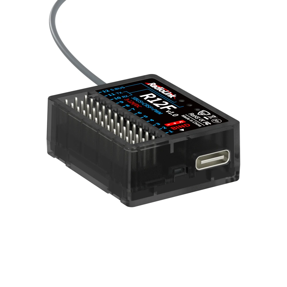

RadioLink R4FGM R6FG R7FG R8SM R12F R16F 4/6/7/8/12/16CH 2,4G приемник для RC6GS V3 T12D T8FB RC8X передатчик пульт дистанционного управления