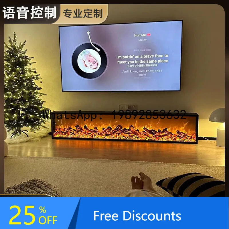 

LYY Electronic Fireplace Simulation Decorative Cabinet Heater for Home Living Room Embedded Fake Fire TV Fireplace Core