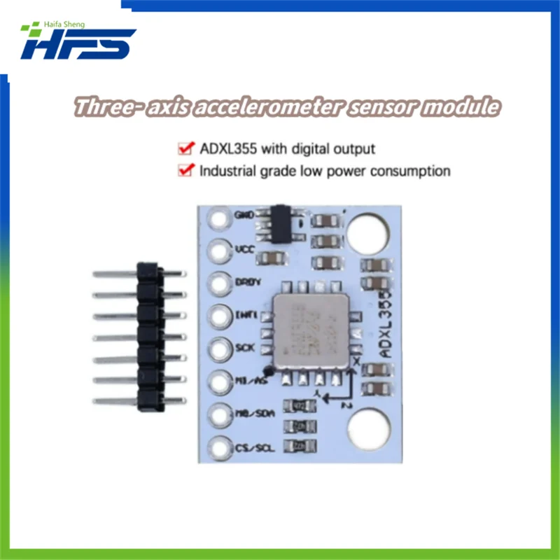 

CC triaxial accelerometer sensor module is an industrial-grade, low-power integrated temperature sensor with digital output