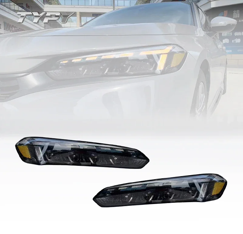 

Новые фонари головного света с последовательным поворотным сигналом Plug And Play для Honda Civic 11th 2021-2022