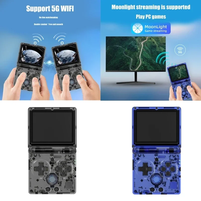 

Pocket Gaming Device Gaming Console With 3.5Inch IPS Screen, Double Cores CPU Supports Multiple Game Formats and WiFi