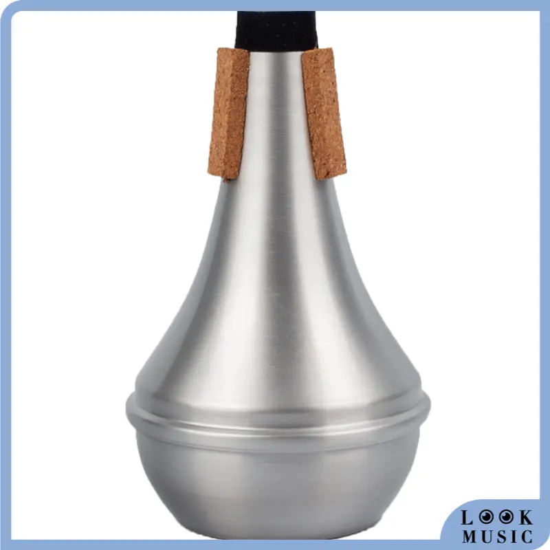 Aluminum Trumpet Mute Trompete Straight Practice Trumpet-III Trumpet Damper Straight Practice For Trumpet Woodwind Instrument