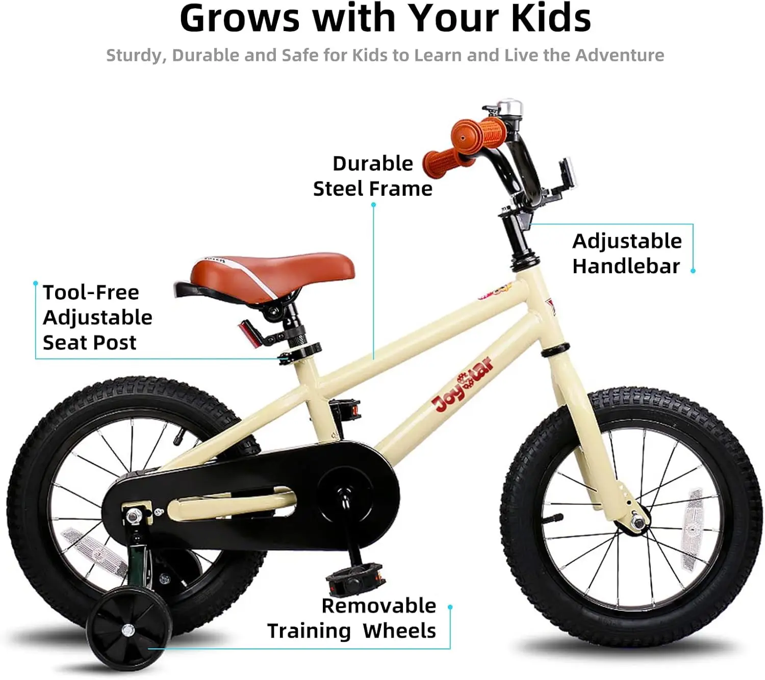 Kids Bike for Ages 2-12 Years Old Boys Girls, 12-20 Inch BMX Style Kid's Bikes with Training Wheels, Children Bicycle for Kids a