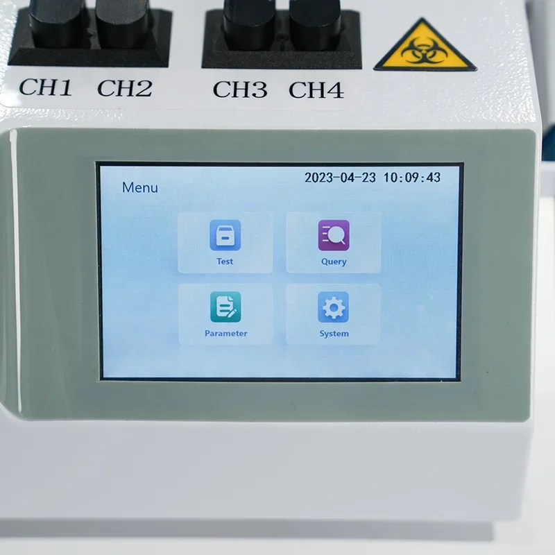 CHINA Hot Coagulation Analyzer Touch Screen Coagulation Analyzer BK-CA04 Coagulometer For Clincial Lab