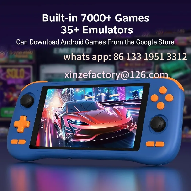 Customizable K56 Retro Handheld Game Console, Support 7000+ Games, Equipped With 64G TF Card