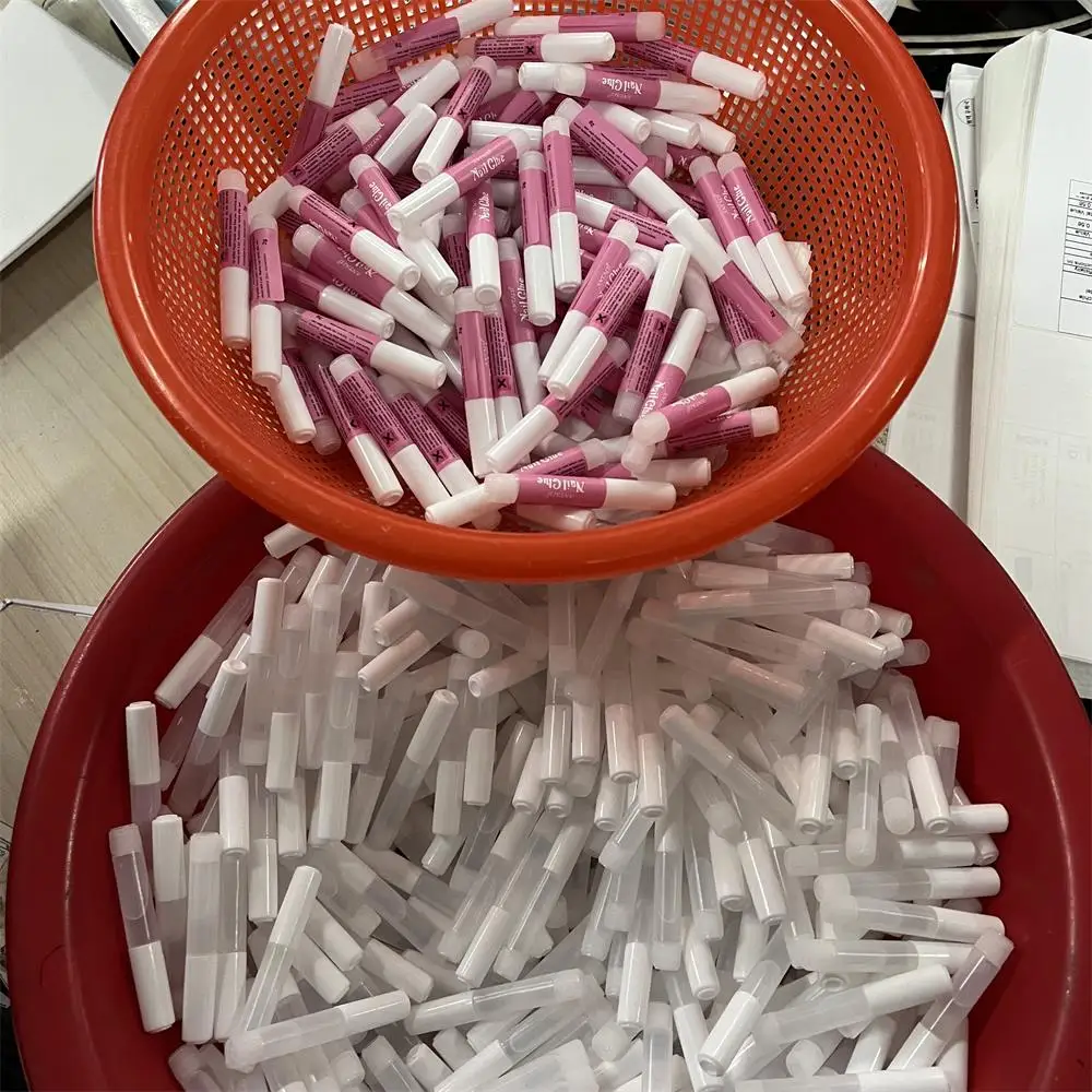 Mini colle à ongles super arina professionnelle, séchage rapide, fausse pointe décorative, colle acrylique, outil d'art d'ongle, 10 pièces, 50 pièces, 100 pièces