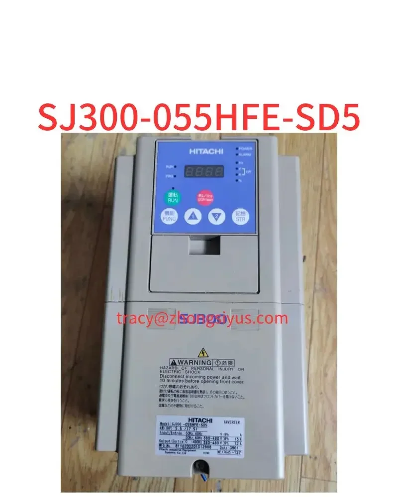 Used inverter sj300-055hfe-sd5  5.5 kw 380V