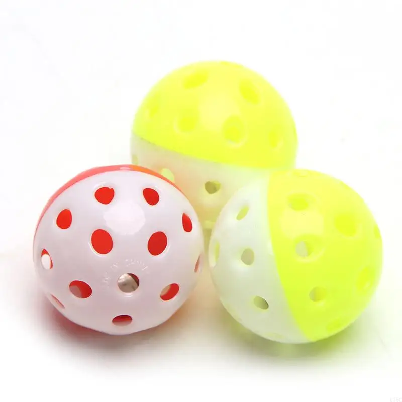 U75C 1 Pc Bird Toy Colorful Plastic Rolling Enrichment Parrots Foot Sphere Toy for Parrots