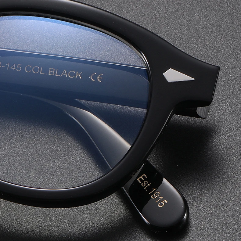 Johnny Depp Anti Blaues Licht Brillen Männer Lemtosh Gläser Frauen Computer Brille Luxus Marke Vintage Acetat Rahmen – Detail 25